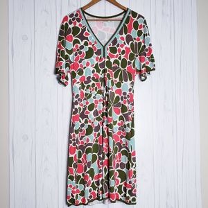 Boden WH 318 Floral Kimono Sleeve Dress
